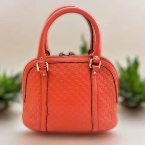 Gucci Micro Guccissima Dome Satchel 2 way crossbody bag